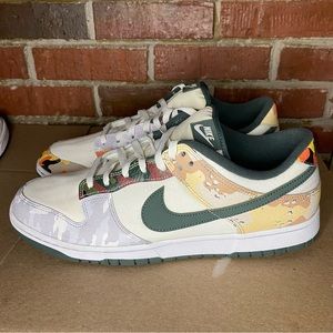 Nike Dunk Low SE Multi-Camo Size 14